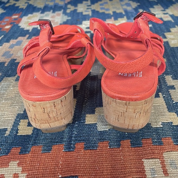 Eileen Fisher Coral Platform Strappy Sandals - Picture 4 of 6